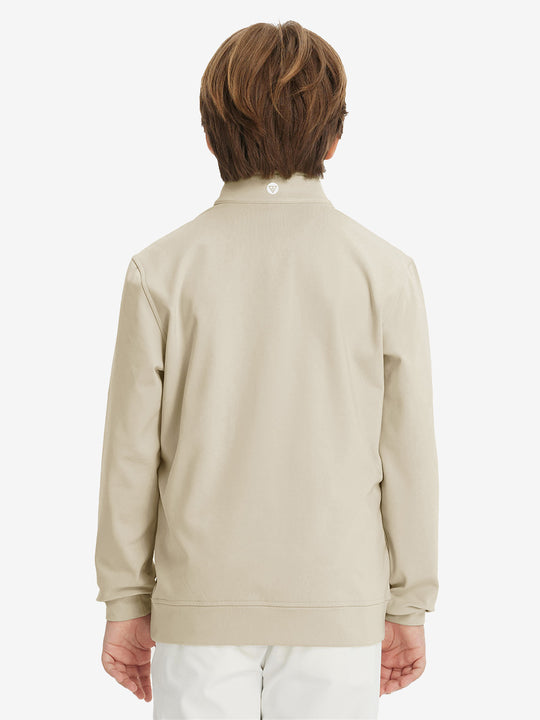 Youth Winter Micro-fleece Quarter Zip Pullover