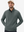 Heather Brushed Rib Knit Quarter Zip with 2 Pockets