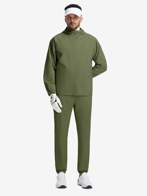 Lightweight Waterproof Rain Pants with Zipper Pockets