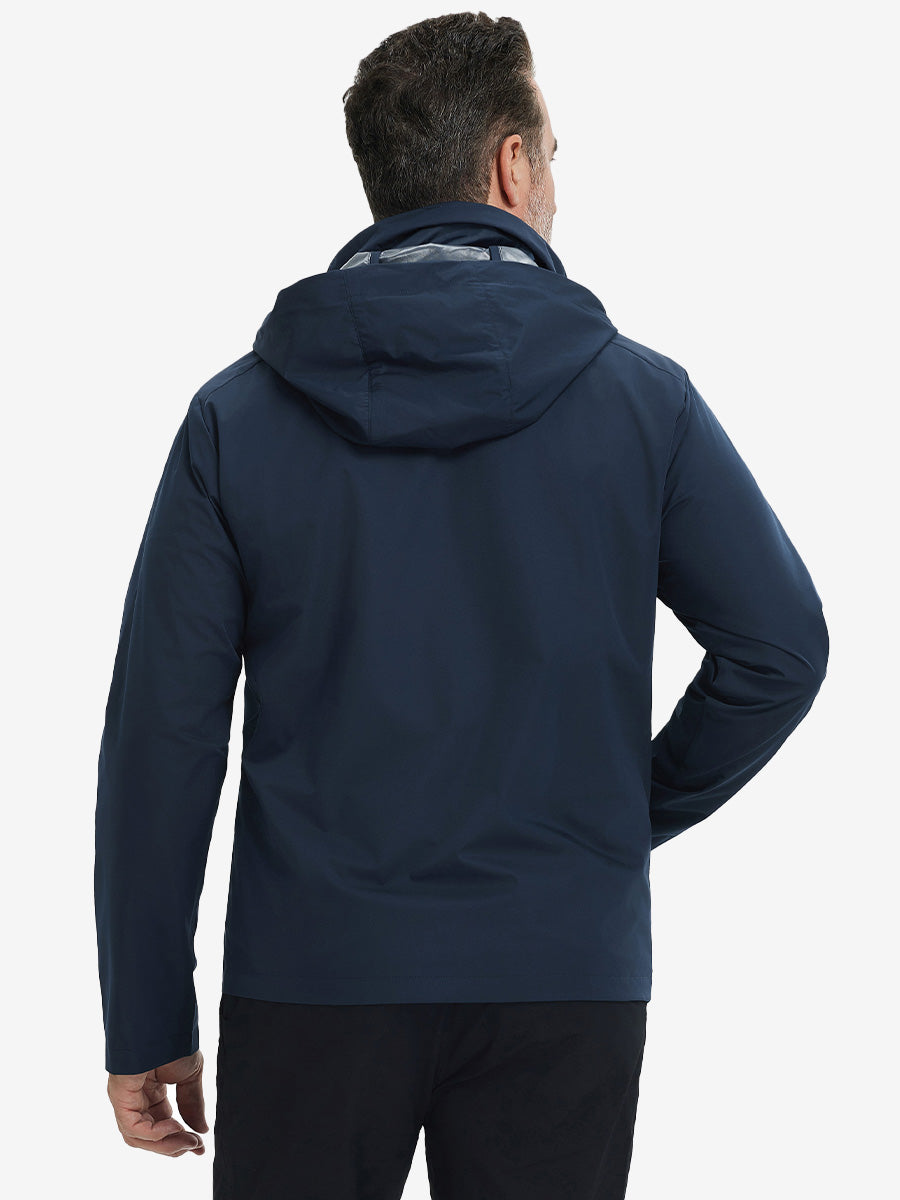 Lightweight Water-repellent Softshell Hooded Jacket