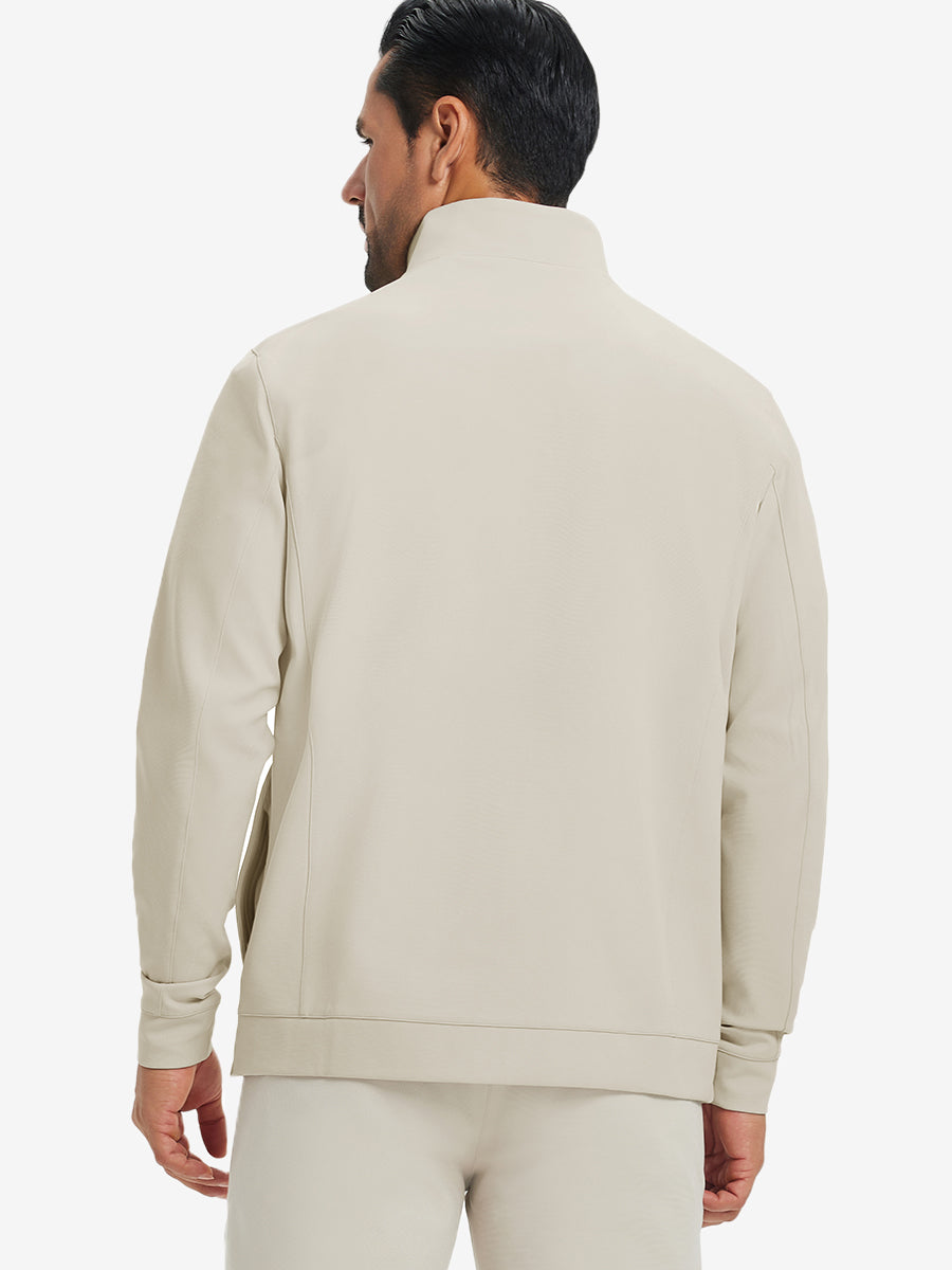 Water-Resistant Zip Up Golf Jacket