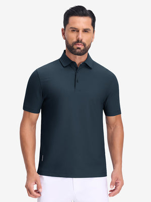 Dry Fit Waffle Textured Collared Golf Shirts