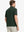 Rear half-body view of Everyday Solid Jersey Polo in OLIVE GREEN, showing clean back fit.