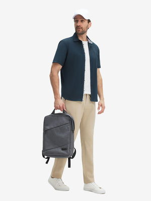Cool Print Plain Button Up Shirts