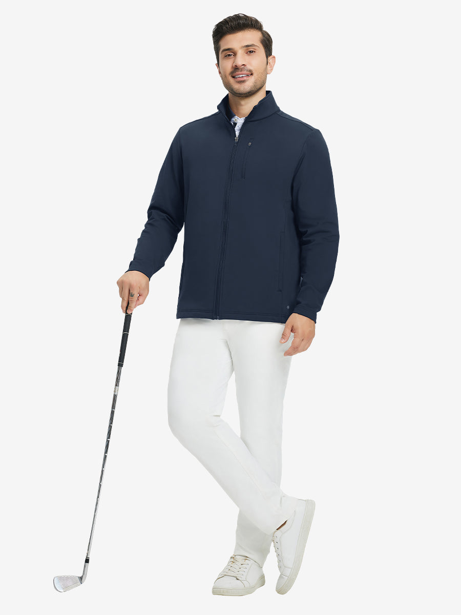 Lightweight Casual Fleece Jacket with 5 Pockets