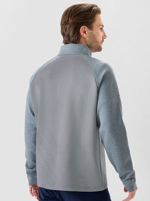 Colorblock Stripe Raglan Quarter Zip