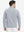 Back upper body of Premium jacquard quarter zip pullover with smooth light grey finish