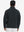 Back upper view of model in soft winter fleece jackets, showing shoulder fit and fleece texture in black.