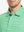 MAELREG Men's Performance Jersey Print Polo – Front chest view in Green Navy Dot