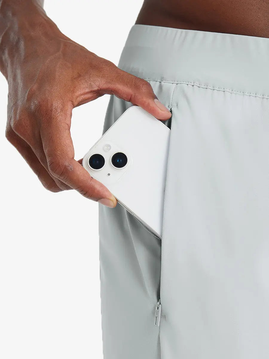 Close-up detail of waistband on GLACIER GREY Performance Tapered Sports Joggers