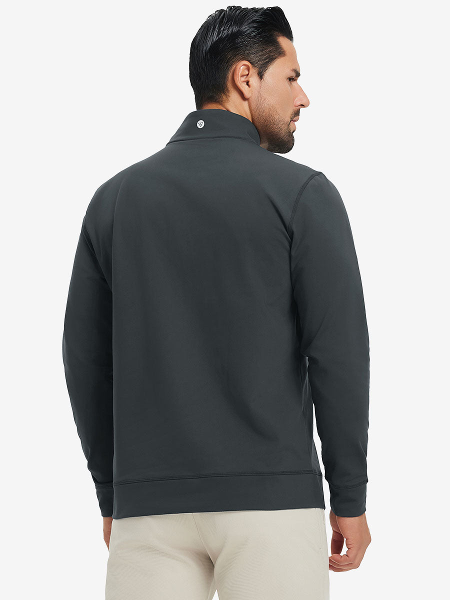 Ultra-Soft Brushed Fleece Lining Quarter zip Sweatshirt