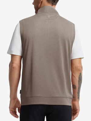 Lightweight Sleeveless Quarter Zip Golf Vest