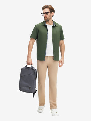 Cool Print Plain Button Up Shirts