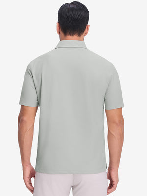 Dry Fit Waffle Textured Collared Golf Shirts