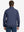 Back upper body view of the Golf Fleece Thermal Jacket in Navy, clean cut and warm look.