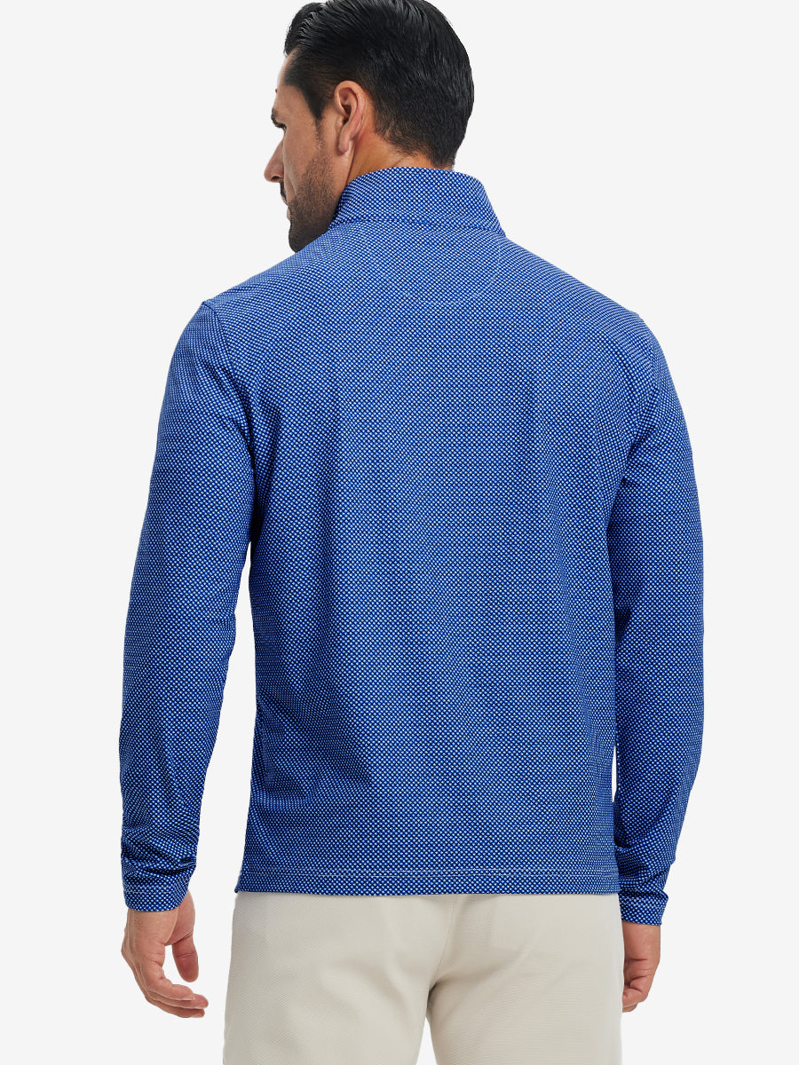 Full Print Lightweight Quarter Zip Pullover