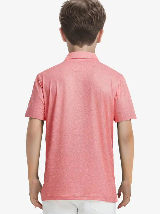 Back half-body shot reveals neat fit and stripe flow across the shoulders