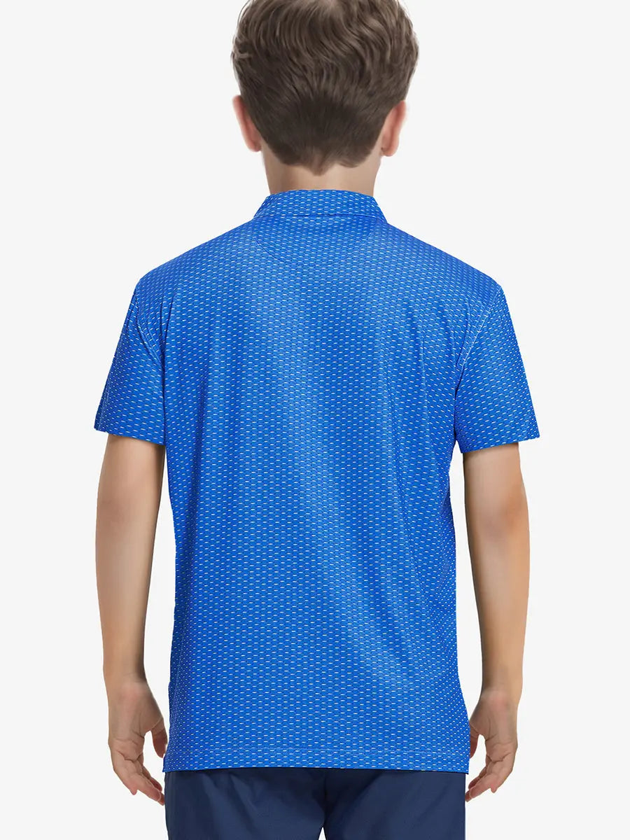 Stylish Print Boys Polo Shirts