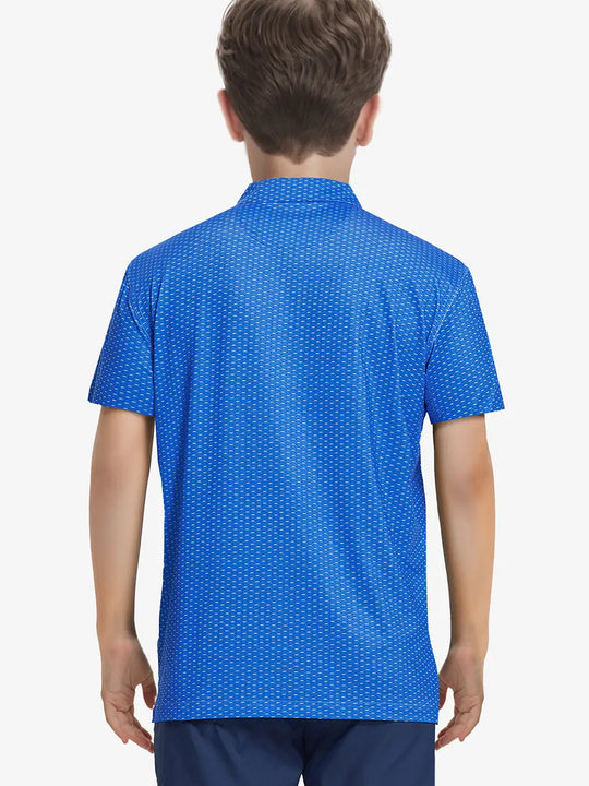 Stylish Print Boys Polo Shirts