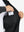 Hand placing iPhone into inner pocket of casual windproof bomber jacket in black