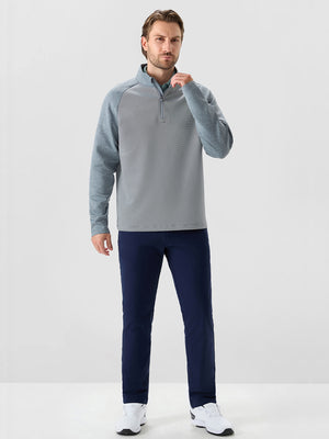 Colorblock Stripe Raglan Quarter Zip