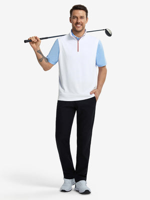 Lightweight Sleeveless Quarter Zip Golf Vest