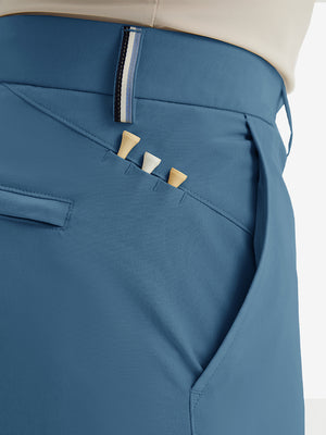 Pantalones de Golf Repelentes al Agua de Corte Clásico con Pliegue Frontal