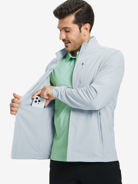 Lightweight Casual Fleece Jacket with 5 Pockets