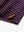 Hem slit detail of NAVY/RED STRIPE Youth Performance Golf Polo highlighting stitching and finish.