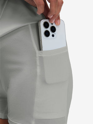 High Waist Built-in Short A-Line Golf Skirt with 5 Pockets