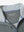 Collar detail close-up of GREY MELANG Moisture Wicking Quarter Zip Pullover showing open design.