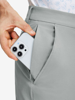 Stretch Cotton Golf Trousers with 5 Pockets