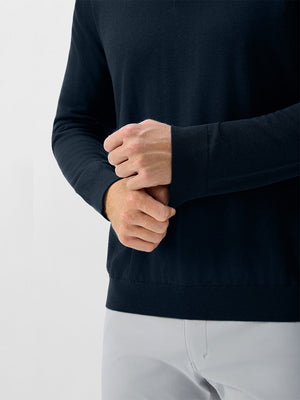 Long Sleeve Pure Merino Wool Knit Soft Polo Shirts