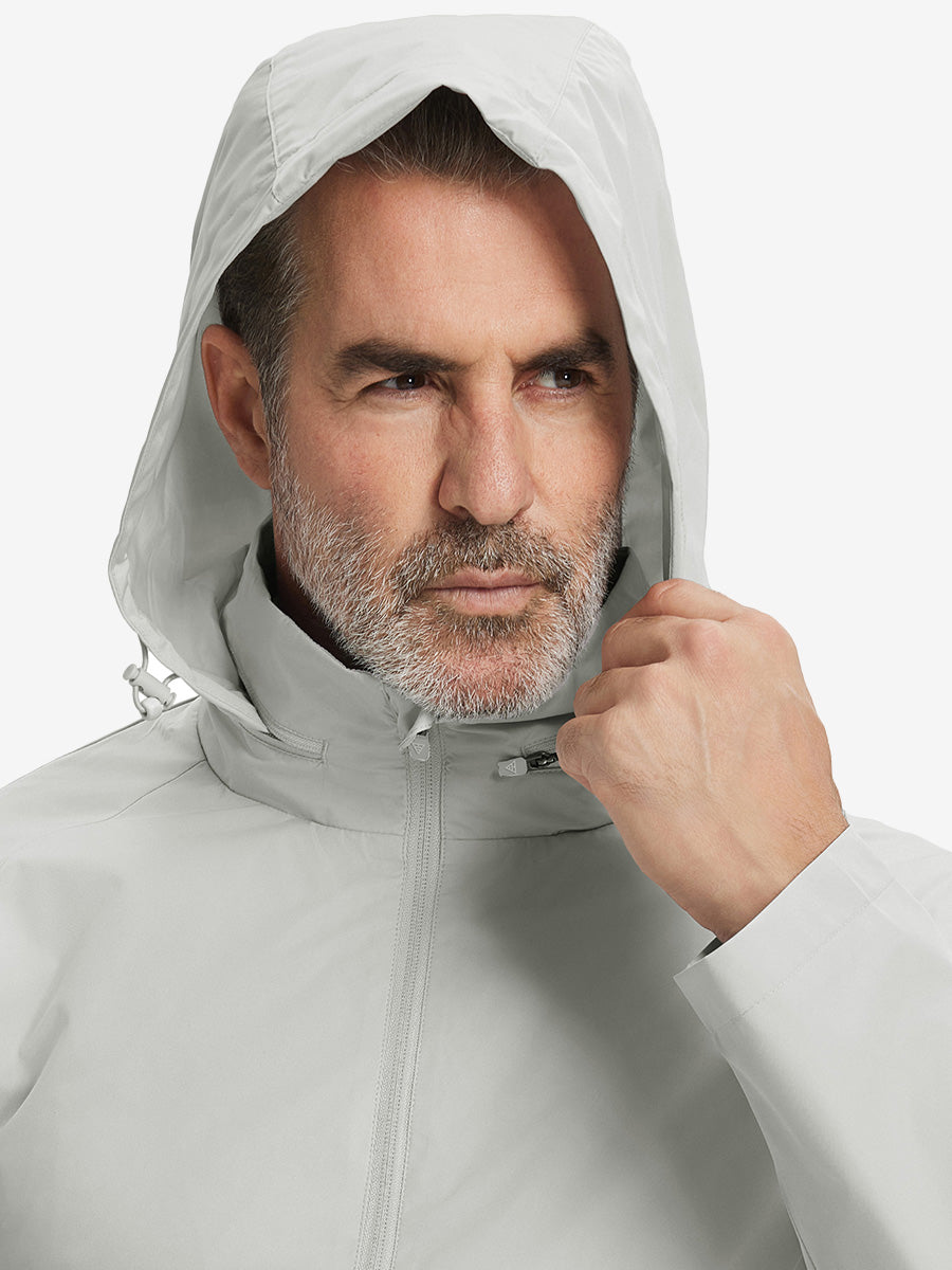 Lightweight Water-repellent Softshell Hooded Jacket