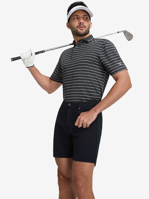 Polos a Rayas con Cuello Acanalado que no se Enrolla