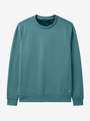 Ultra-Comfort Velour Lining Crew-Neck Sweatshirts