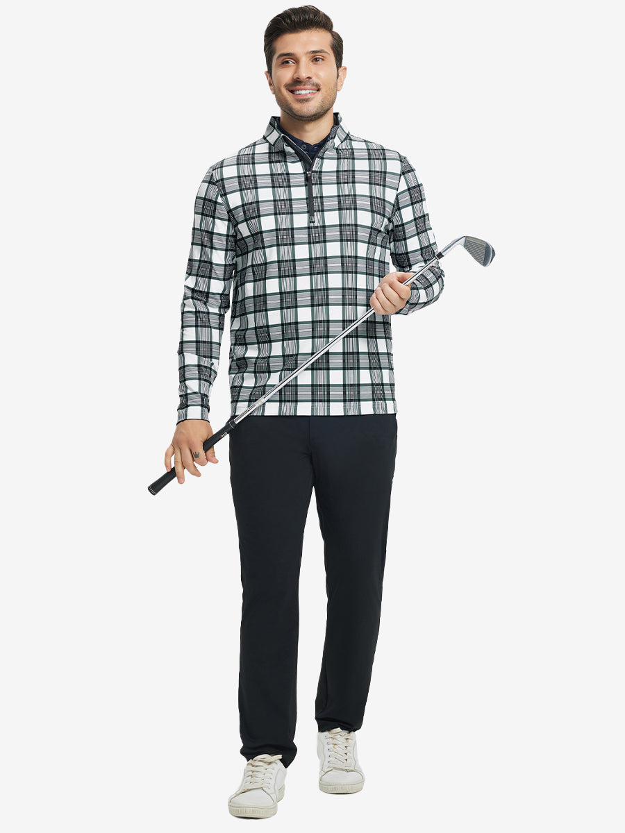 Full Print Lightweight Quarter Zip Pullover