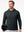 Vertical Stripes Ribbed Knit Hoodies Sweatshirt
