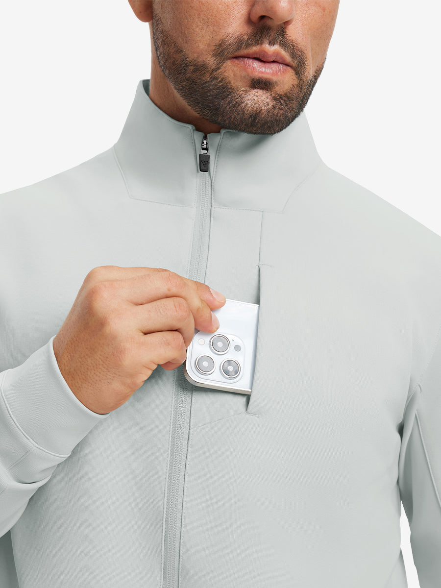 Water-Resistant Zip Up Golf Jacket