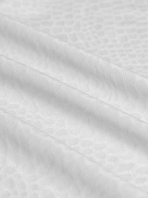 Nylon Blend Casual Jacquard Polo Shirts