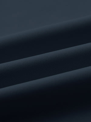 Close-up of fabric on water repellent 8 pockets pants, showing texture and finish in navy