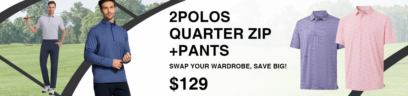 Complete Golf Outfit – MAELREG 4-piece bundle deal