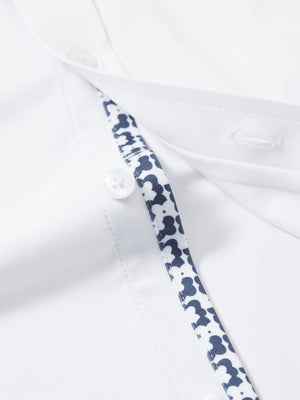 Cool Print Plain Button Up Shirts