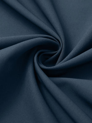 Fabric detail of Windproof golf vests with zip pockets showing smooth texture in misty blue