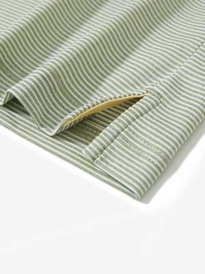 Comfy Breathable Pin-Stripe Golf Polos