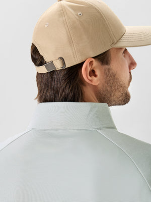 Colorblock Stripe Raglan Quarter Zip