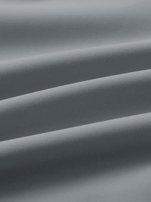 Fabric detail of Performance tapered sports joggers with smooth stretch feel in light grey