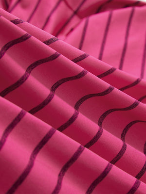 Polos a Rayas con Cuello Acanalado que no se Enrolla