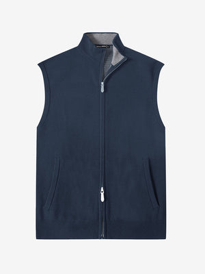 Luxury Wool Blend Warm Full Zip Vests