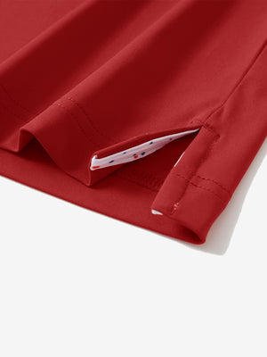 Boys Quick Dry Fit Athletic Solid Polo Shirts